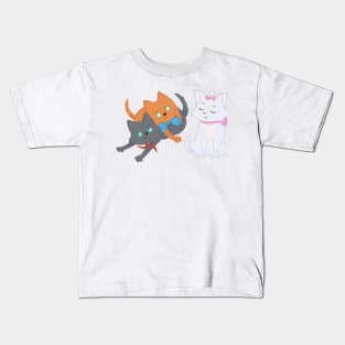 Three kittens Kids T-Shirt